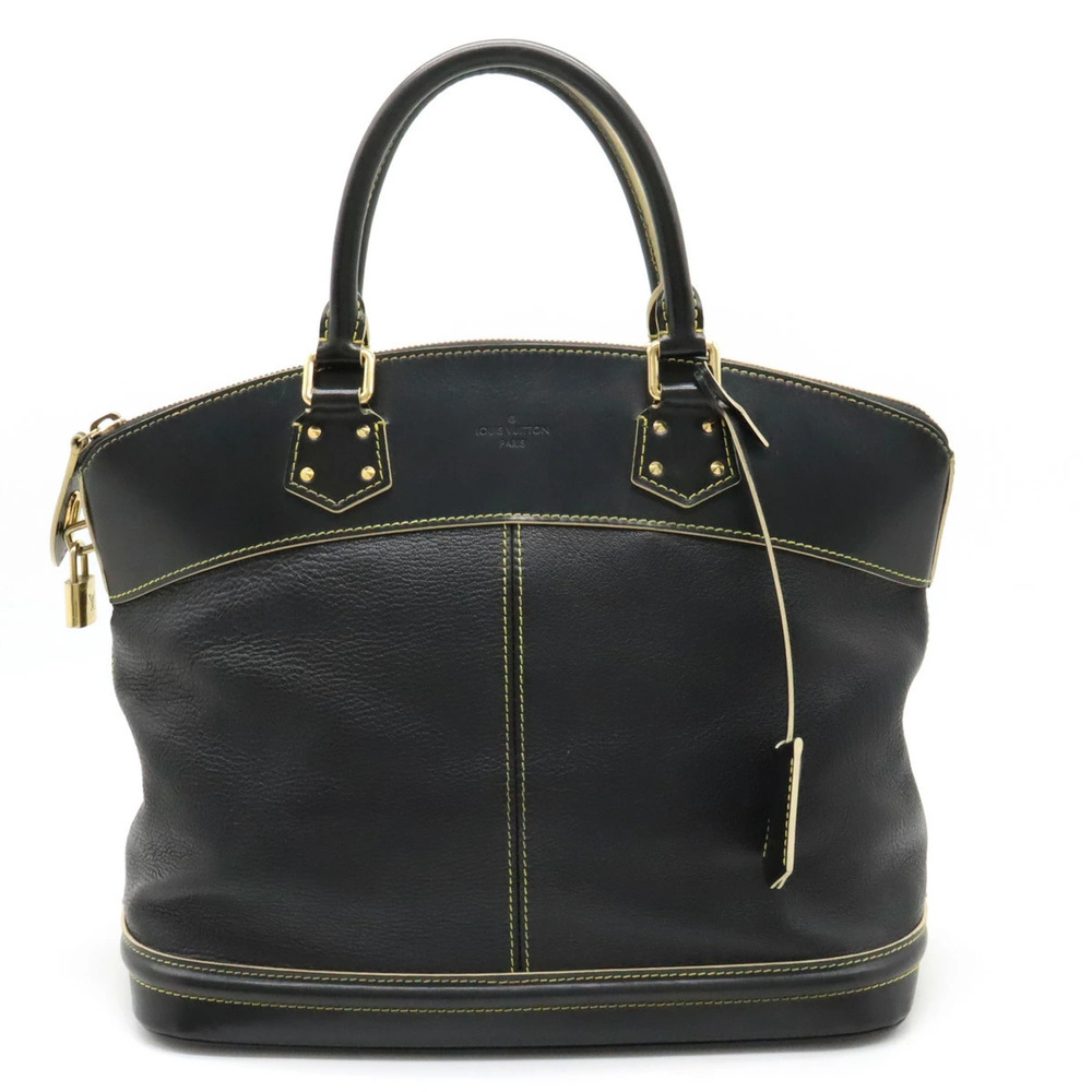 Louis Vuitton Suhali Lockit Tote Bag Handbag Leather Noir Black